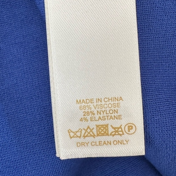 Kate Spade New York Ponte Knit A-line V-Neck Exposed Back Zip Dress Size 2 - Picture 7 of 7